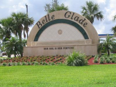 Belle Glade Welcome Sign