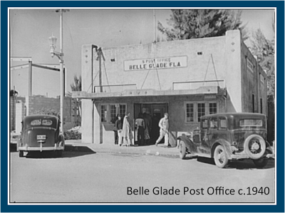 Belle Glade Post Office 1920's